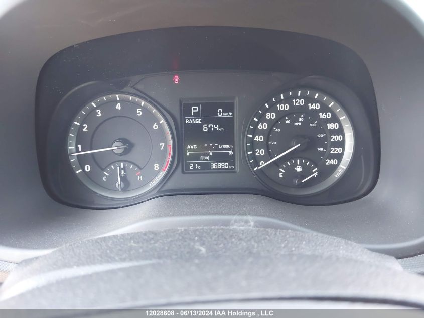 2019 Hyundai Kona Se VIN: KM8K12AA8KU296465 Lot: 12028608