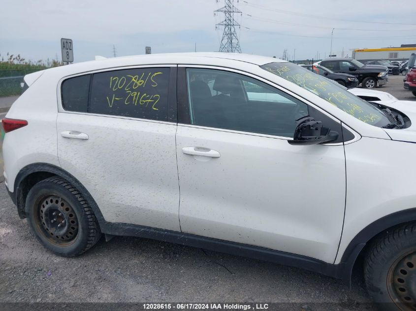 2017 Kia Sportage VIN: KNDPM3ACXH7291672 Lot: 12028615