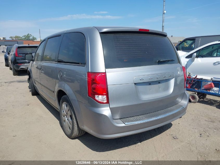 2016 Dodge Grand Caravan Se/Sxt VIN: 2C4RDGBG2GR114063 Lot: 12028646