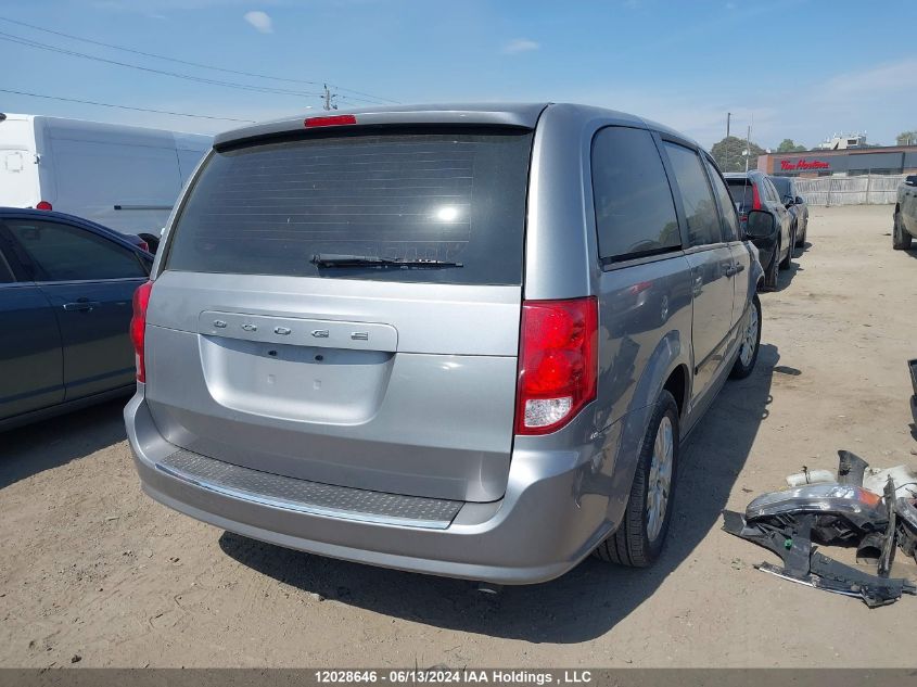 2016 Dodge Grand Caravan Se/Sxt VIN: 2C4RDGBG2GR114063 Lot: 12028646