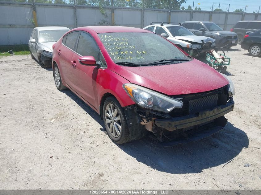 2015 Kia Forte VIN: KNAFX4A67F5329108 Lot: 12028654