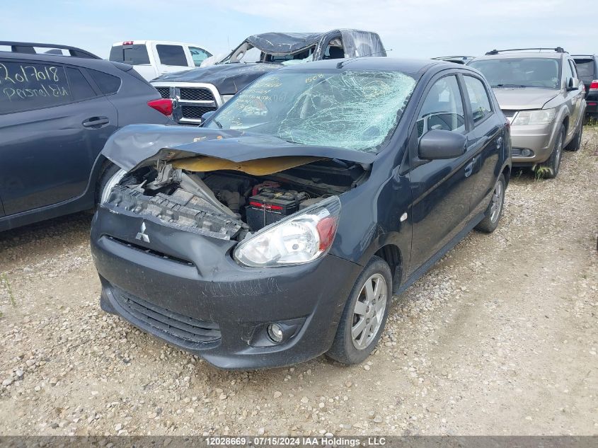 2014 Mitsubishi Mirage Es VIN: ML32A4HJ3EH015209 Lot: 12028669