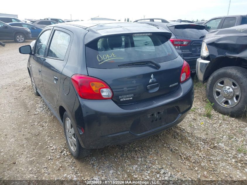 2014 Mitsubishi Mirage Es VIN: ML32A4HJ3EH015209 Lot: 12028669