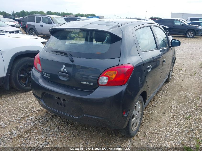 2014 Mitsubishi Mirage Es VIN: ML32A4HJ3EH015209 Lot: 12028669