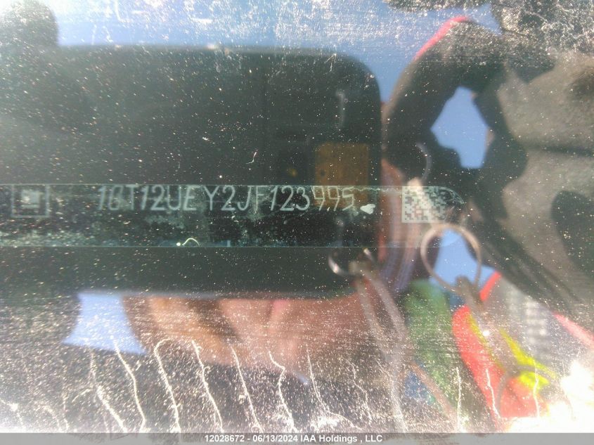 2018 GMC Sierra 2500Hd VIN: 1GT12UEY2JF123995 Lot: 12028672