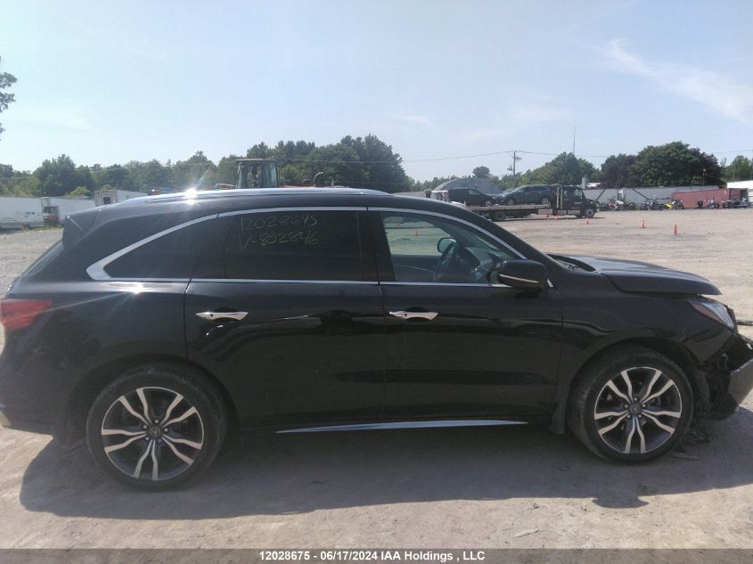 2019 Acura Mdx VIN: 5J8YD4H85KL802846 Lot: 12028675