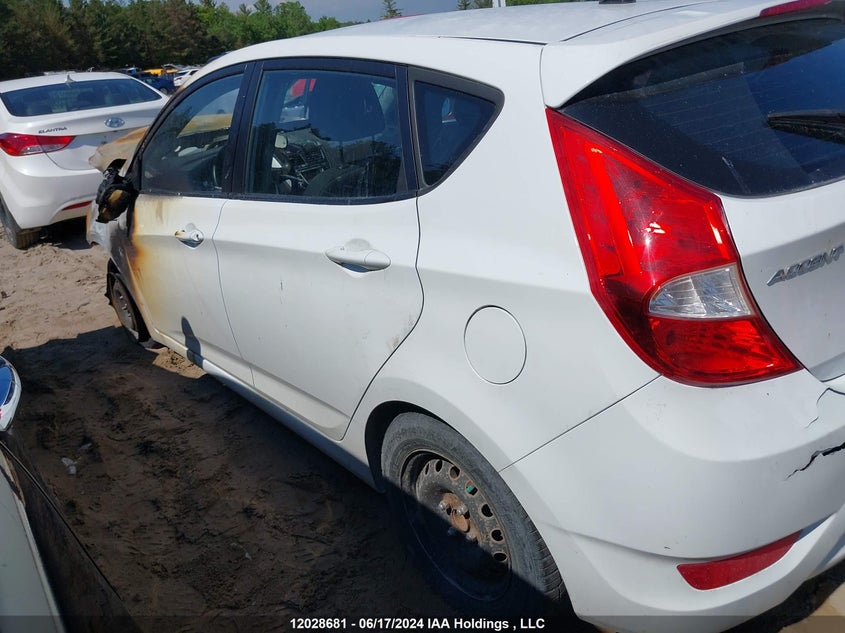 2017 Hyundai Accent Se VIN: KMHCT5AE6HU343620 Lot: 12028681