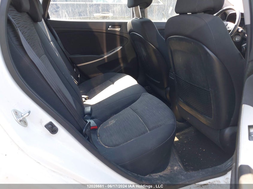 2017 Hyundai Accent Se VIN: KMHCT5AE6HU343620 Lot: 12028681