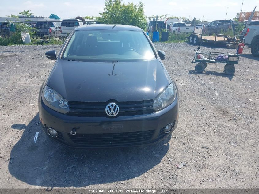 2012 Volkswagen Golf VIN: WVWCA7AJ6CW191144 Lot: 12028688