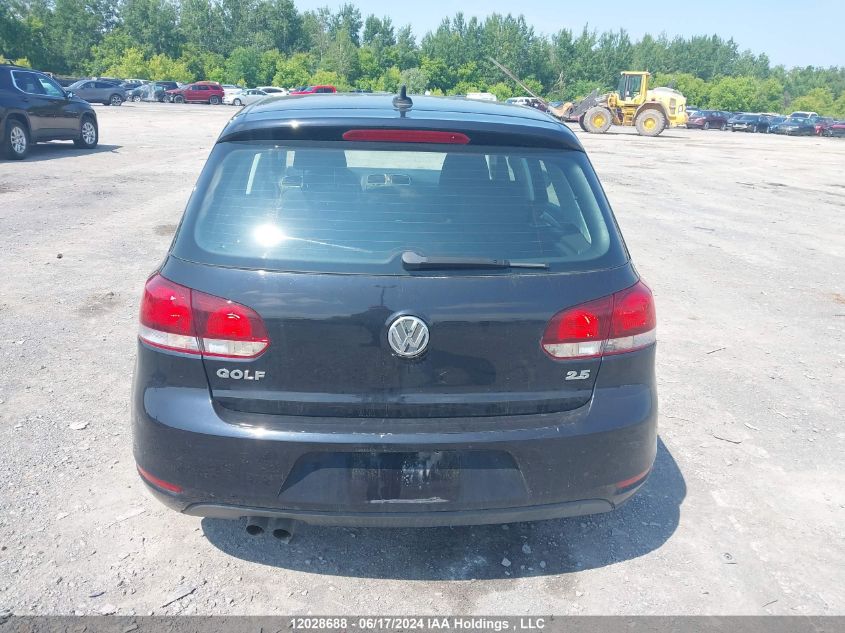 2012 Volkswagen Golf VIN: WVWCA7AJ6CW191144 Lot: 12028688