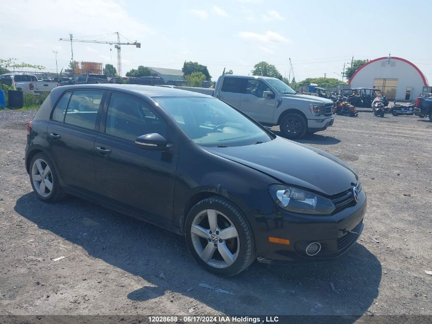 2012 Volkswagen Golf VIN: WVWCA7AJ6CW191144 Lot: 12028688