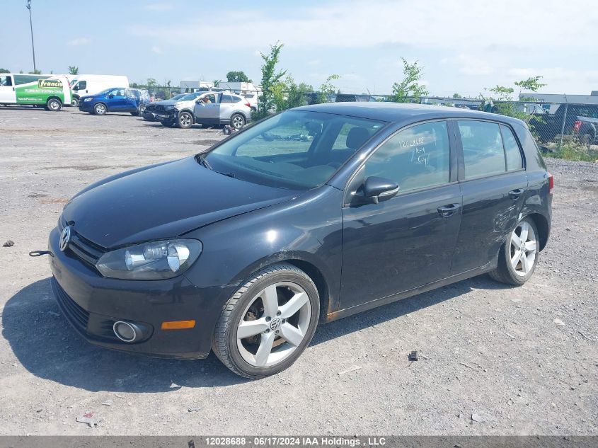 2012 Volkswagen Golf VIN: WVWCA7AJ6CW191144 Lot: 12028688