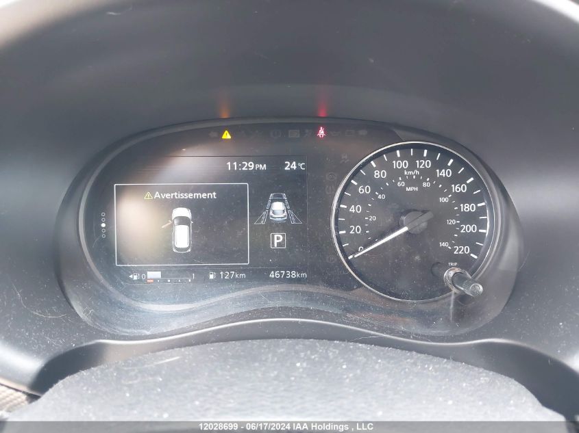 2022 Nissan Kicks Sv VIN: 3N1CP5CV2NL525751 Lot: 12028699