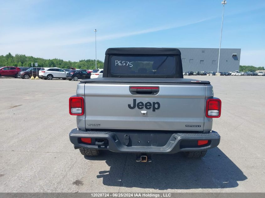 2020 Jeep Gladiator Sport VIN: 1C6HJTAG0LL190020 Lot: 12028724