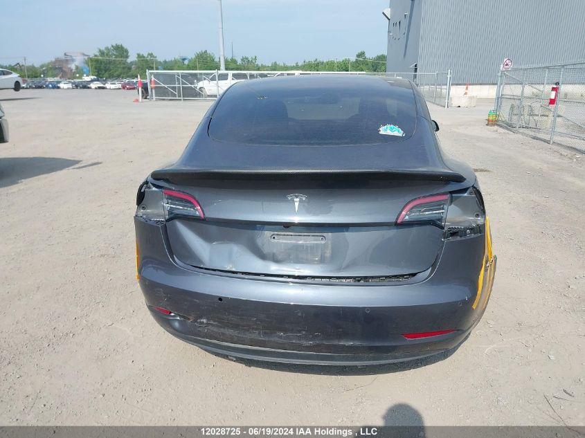 2021 Tesla Model 3 VIN: 5YJ3E1EA1MF906087 Lot: 12028725