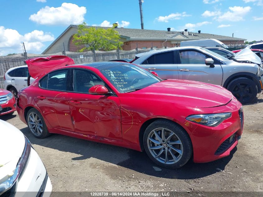 2022 Alfa Romeo Giulia Sprint Awd VIN: ZARFANANXN7652773 Lot: 12028739