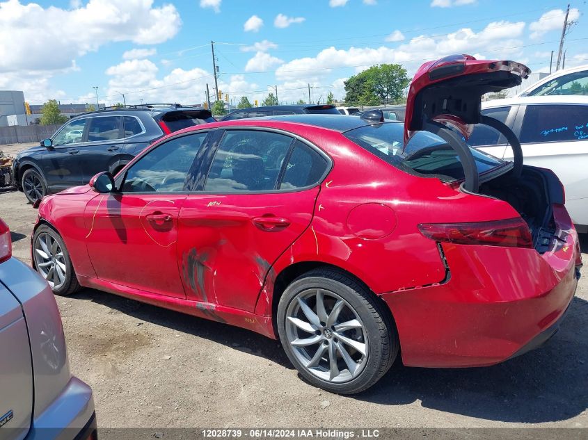 2022 Alfa Romeo Giulia Sprint Awd VIN: ZARFANANXN7652773 Lot: 12028739
