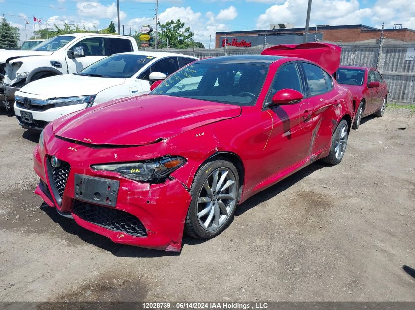 2022 Alfa Romeo Giulia Sprint Awd VIN: ZARFANANXN7652773 Lot: 12028739