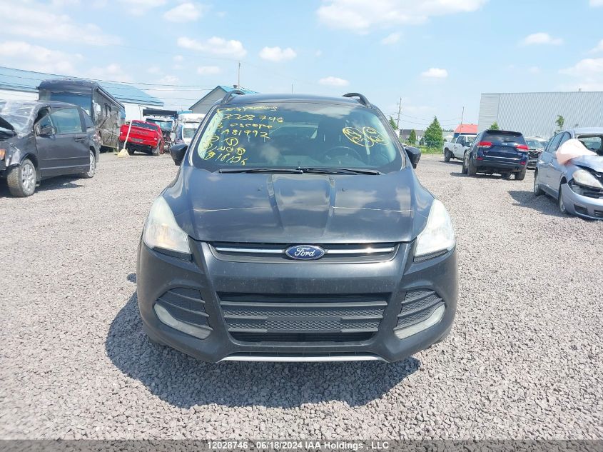 2013 Ford Escape Se VIN: 1FMCU0GXXDUA81992 Lot: 12028746