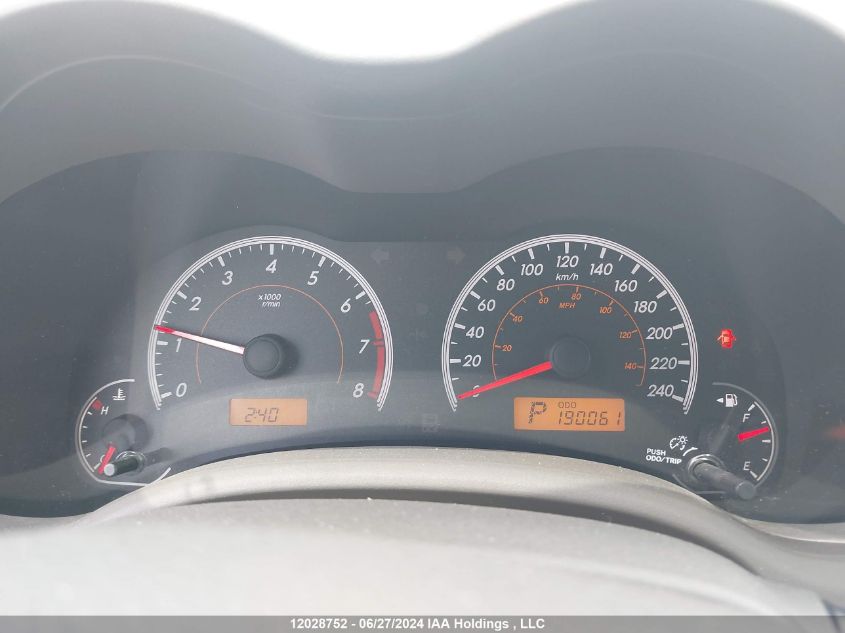 2009 Toyota Corolla S/Le/Xle VIN: 2T1BU40EX9C097226 Lot: 12028752