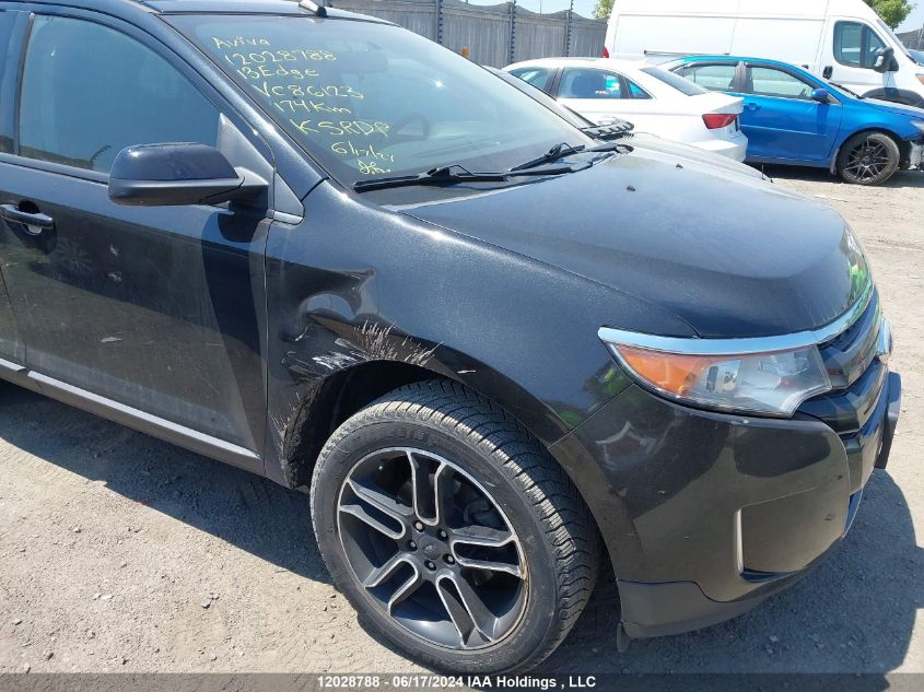 2013 Ford Edge Sel VIN: 2FMDK3JCXDBC86123 Lot: 12028788