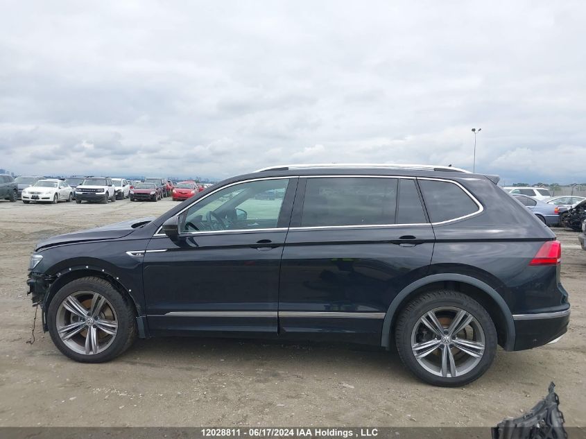 2019 Volkswagen Tiguan VIN: 3VV4B7AX2KM186500 Lot: 12028811