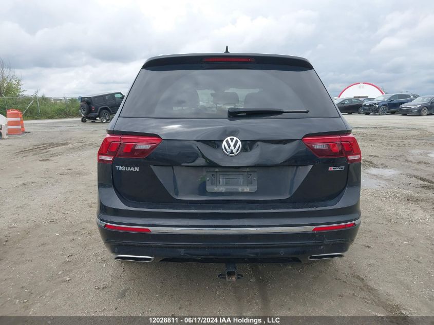 2019 Volkswagen Tiguan VIN: 3VV4B7AX2KM186500 Lot: 12028811