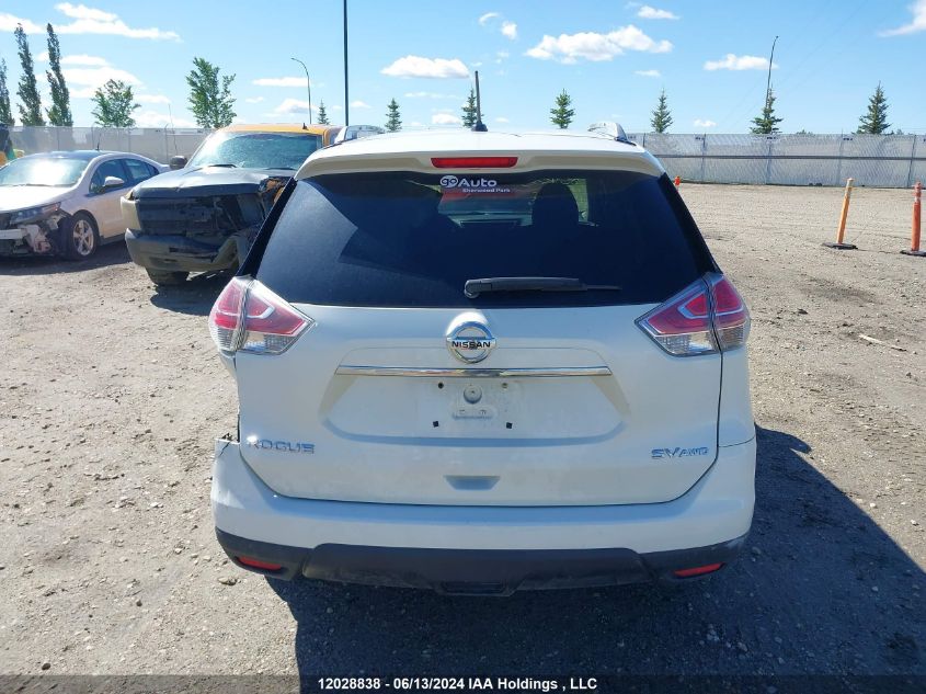 2016 Nissan Rogue Sv VIN: 5N1AT2MV3GC859245 Lot: 12028838