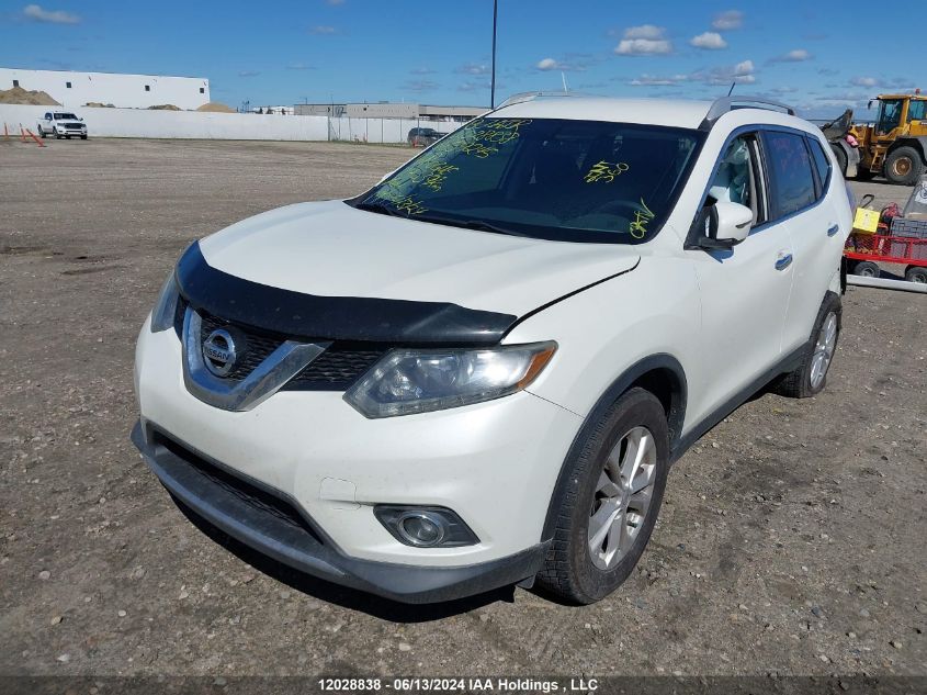 2016 Nissan Rogue Sv VIN: 5N1AT2MV3GC859245 Lot: 12028838