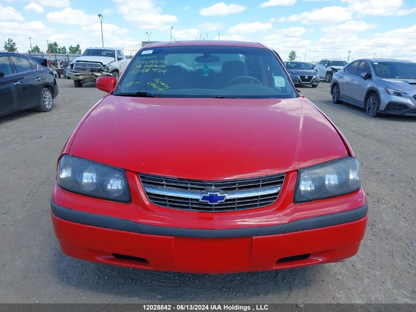 2004 Chevrolet Impala VIN: 2G1WF52E249458724 Lot: 12028842