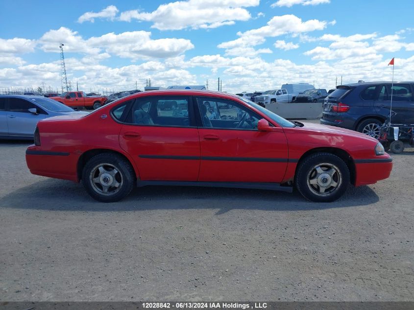 2004 Chevrolet Impala VIN: 2G1WF52E249458724 Lot: 12028842