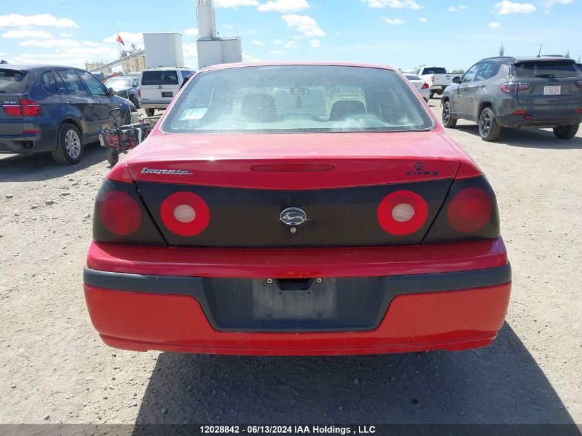 2004 Chevrolet Impala VIN: 2G1WF52E249458724 Lot: 12028842