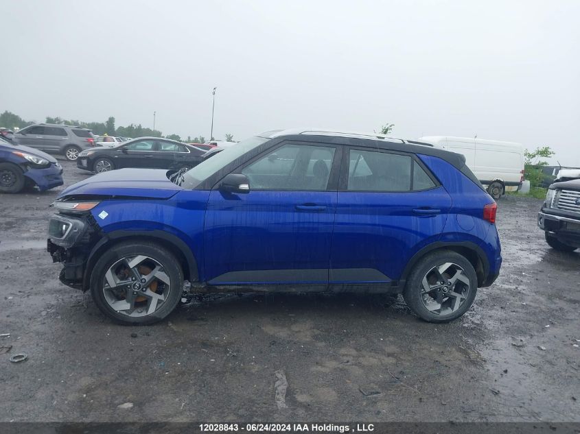 2020 Hyundai Venue Trend With Urban Edition Package With Denim Blue Interior Colour Pack VIN: KMHRC8A32LU039512 Lot: 12028843