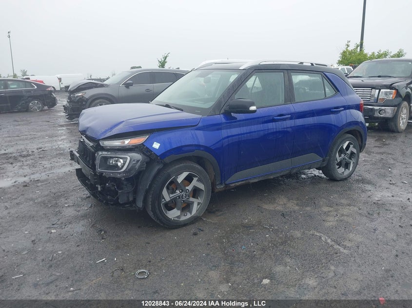 2020 Hyundai Venue Trend With Urban Edition Package With Denim Blue Interior Colour Pack VIN: KMHRC8A32LU039512 Lot: 12028843