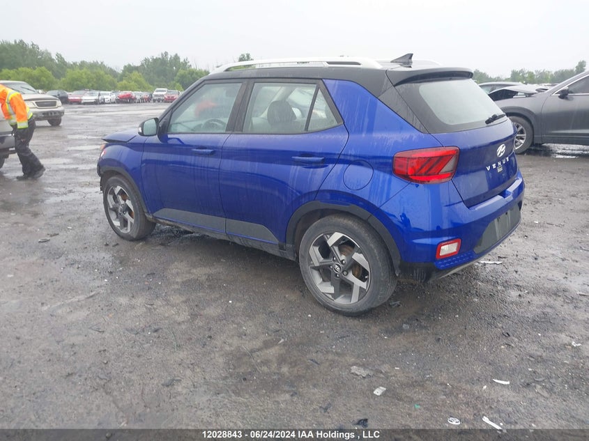 2020 Hyundai Venue Trend With Urban Edition Package With Denim Blue Interior Colour Pack VIN: KMHRC8A32LU039512 Lot: 12028843