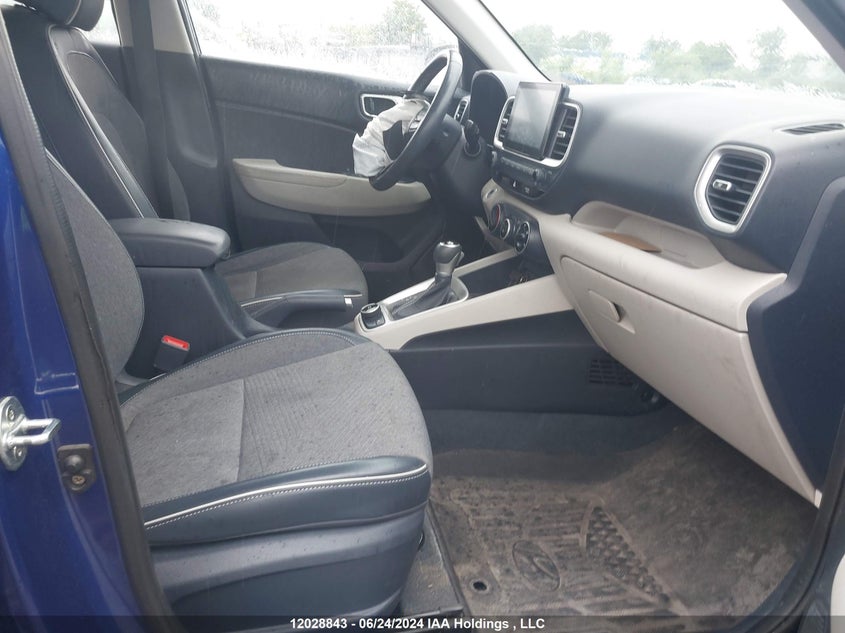 2020 Hyundai Venue Trend With Urban Edition Package With Denim Blue Interior Colour Pack VIN: KMHRC8A32LU039512 Lot: 12028843