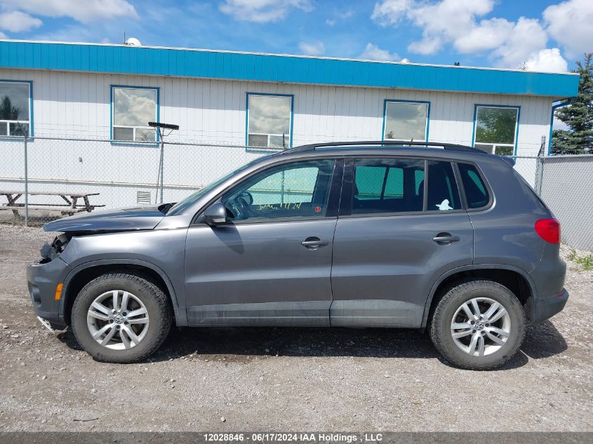 2015 Volkswagen Tiguan VIN: WVGJV7AX8FW557315 Lot: 12028846