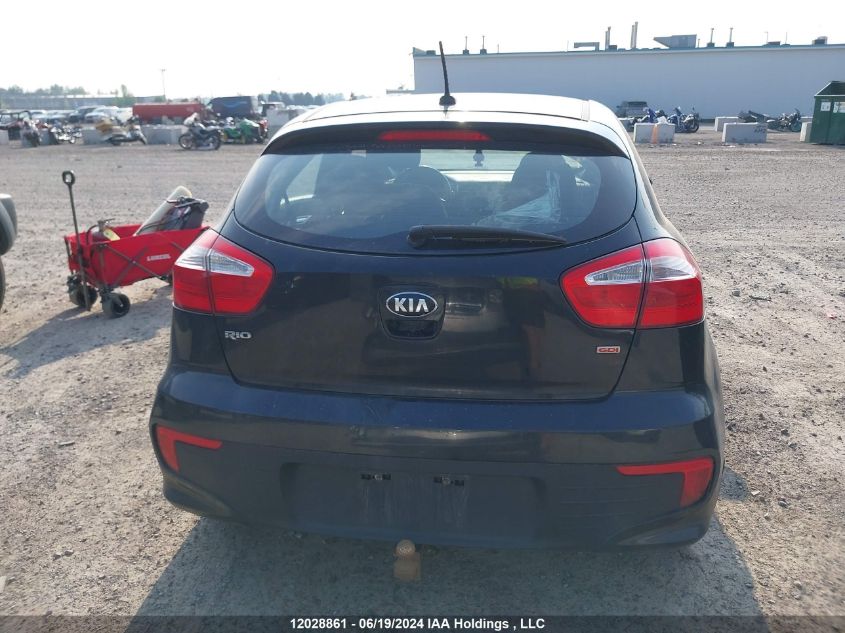 2016 Kia Rio VIN: KNADM5A37G6534936 Lot: 12028861