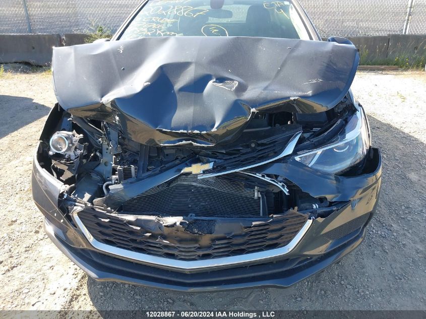 2018 Chevrolet Cruze VIN: 3G1BH6SE9JS576766 Lot: 12028867