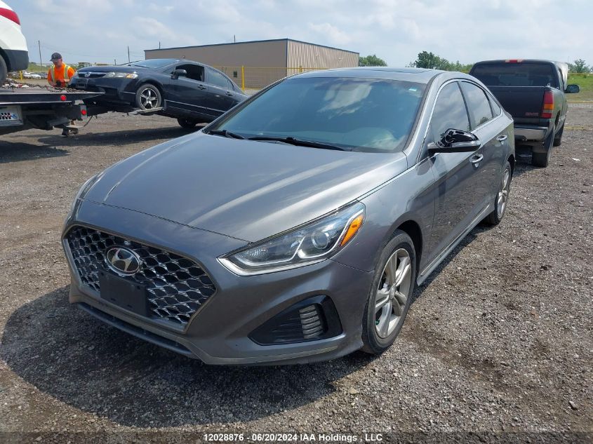 2018 Hyundai Sonata Sport/Limited/Sel VIN: 5NPE34AFXJH682803 Lot: 12028876