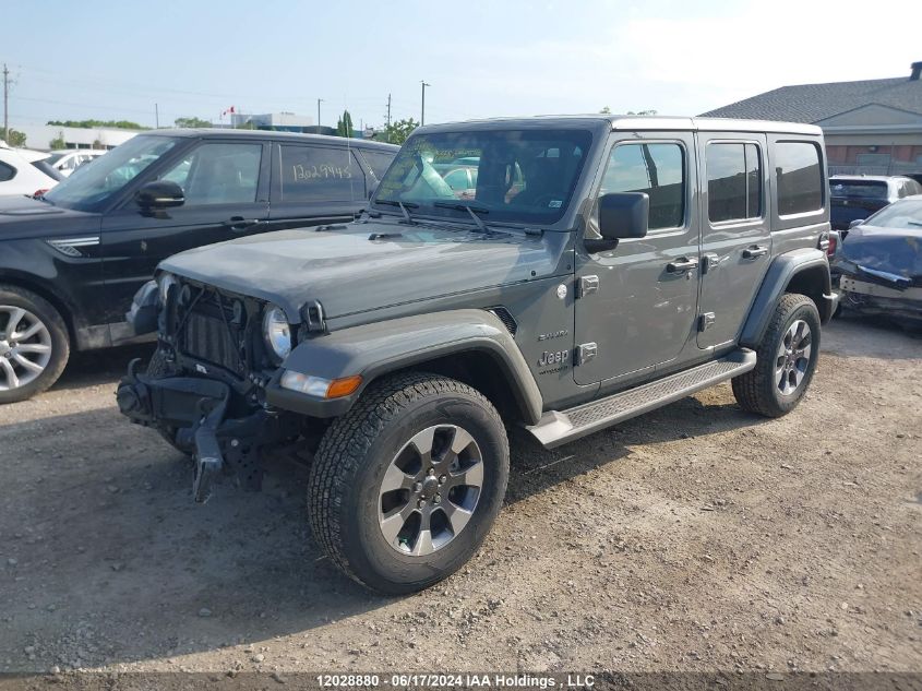 2021 Jeep Wrangler Unlimited Sahara VIN: 1C4HJXEG0MW826719 Lot: 12028880