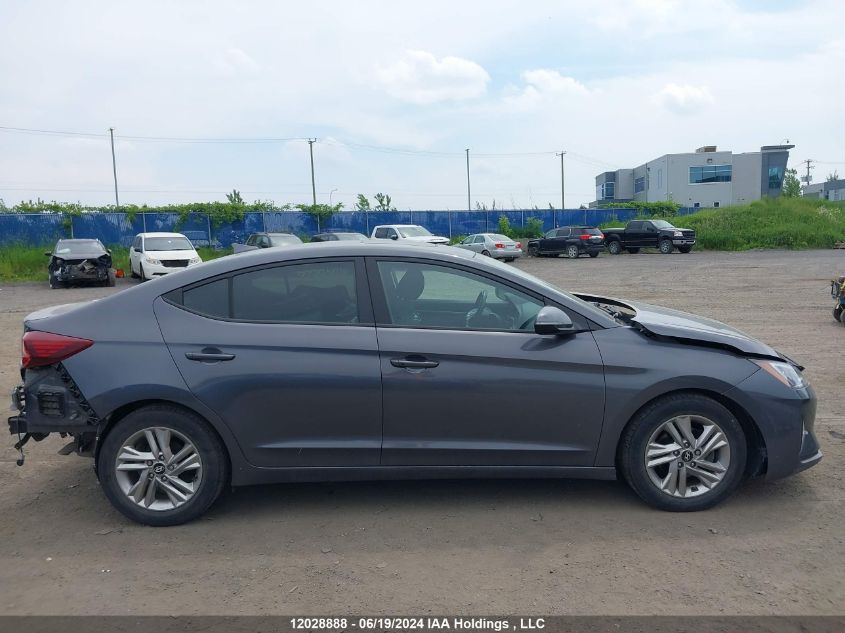 2019 Hyundai Elantra VIN: KMHD84LF4KU788287 Lot: 12028888