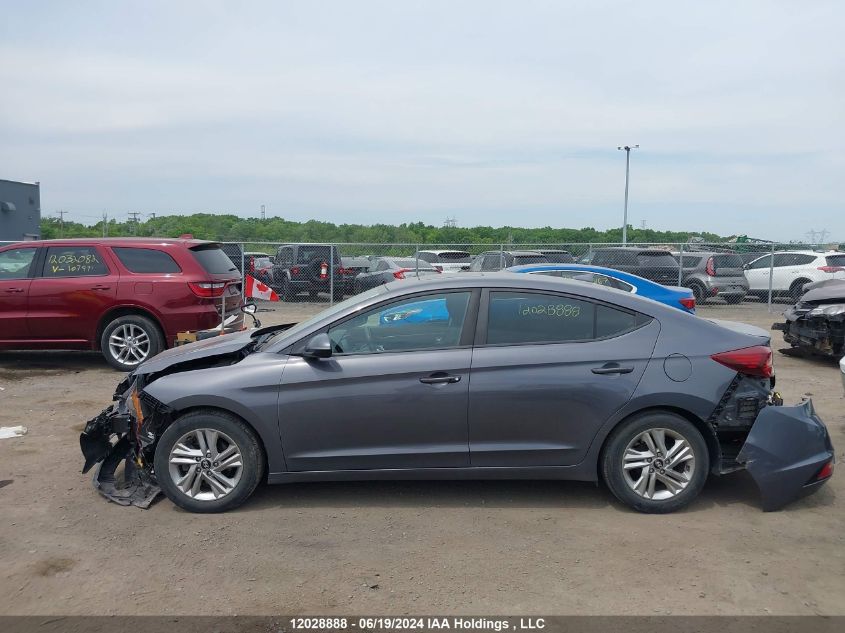 2019 Hyundai Elantra VIN: KMHD84LF4KU788287 Lot: 12028888
