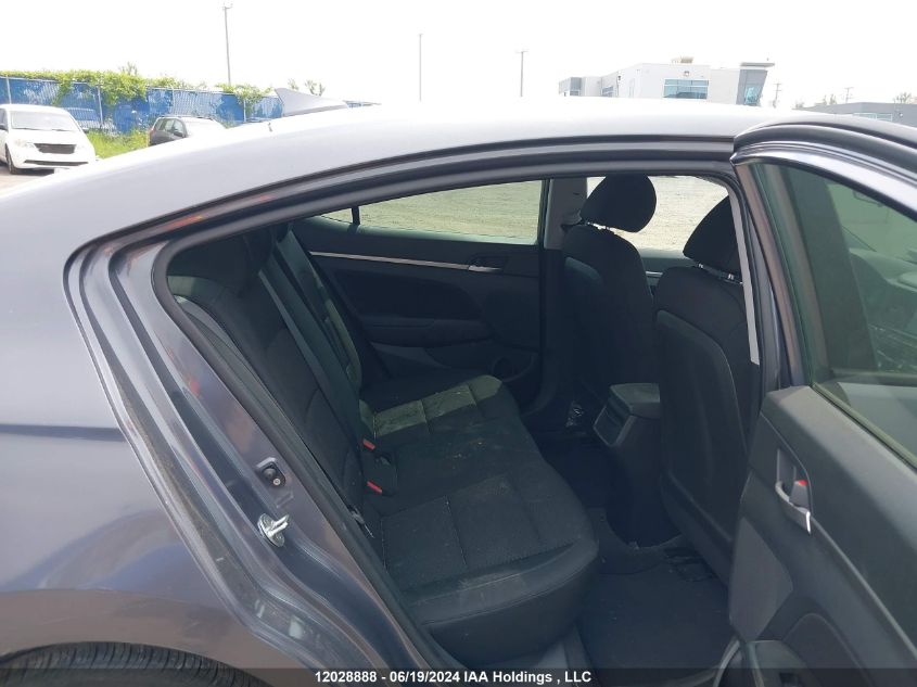 2019 Hyundai Elantra VIN: KMHD84LF4KU788287 Lot: 12028888