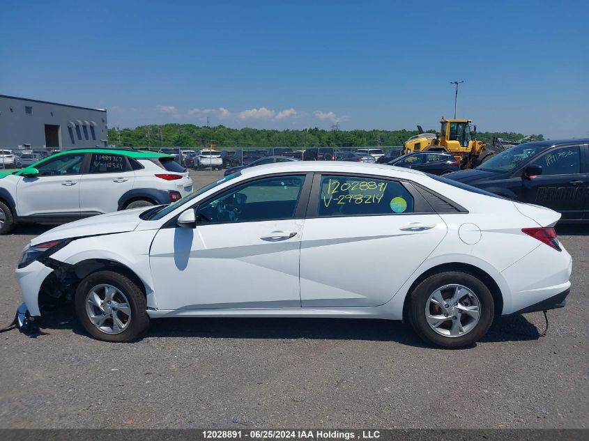 2022 Hyundai Elantra Essential Ivt With Hyundai Smartsense Package VIN: KMHLM4AG4NU298214 Lot: 12028891