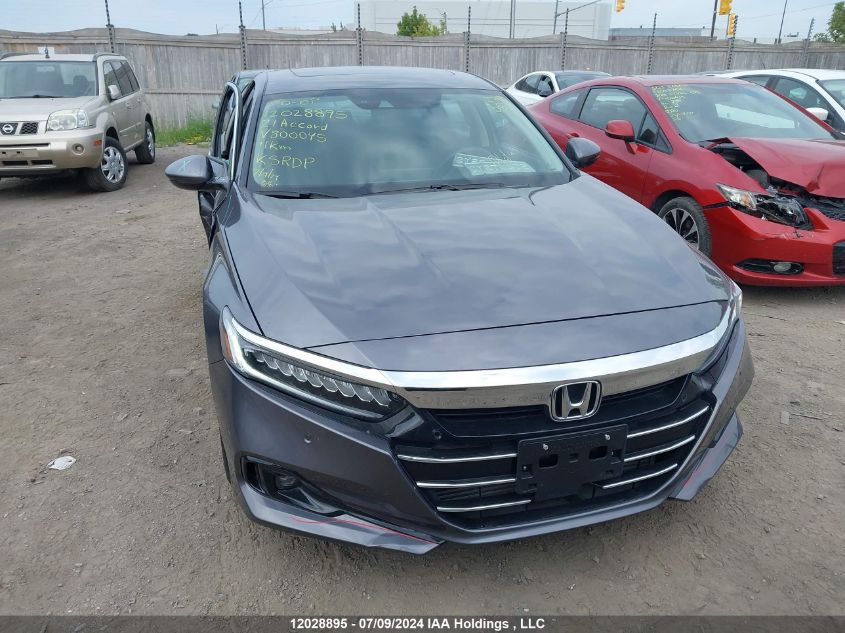 2021 Honda Accord Sedan VIN: 1HGCV2F98MA800045 Lot: 12028895