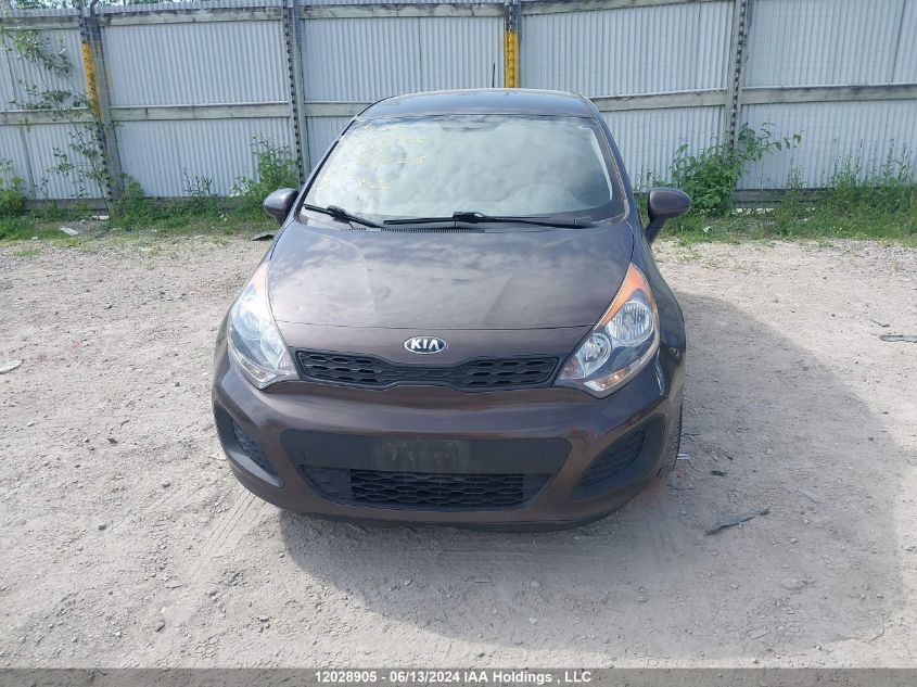 2014 Kia Rio VIN: KNADM5A3XE6929223 Lot: 12028905