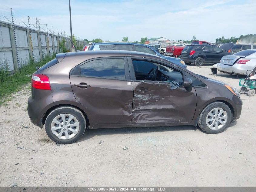 2014 Kia Rio VIN: KNADM5A3XE6929223 Lot: 12028905