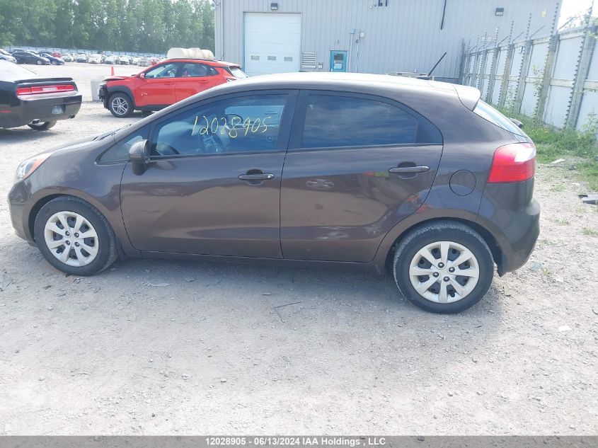 2014 Kia Rio VIN: KNADM5A3XE6929223 Lot: 12028905