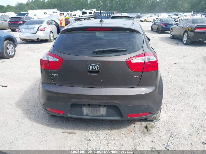 2014 Kia Rio VIN: KNADM5A3XE6929223 Lot: 12028905